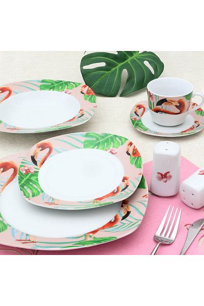 HIC Ceramic Dinner set 22 pieces for 6 persons