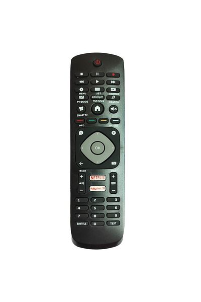 Bogadini Universal Remote Control Compatible with Philips Smart TV LED/LCD, Identical to the Original, Black