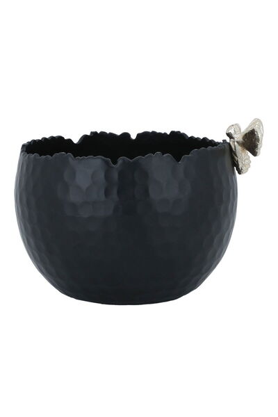 Alsaif Gallery Porcelain Bowl Al-Saif Gallery, 18×18 cm, Deep Circular - Black