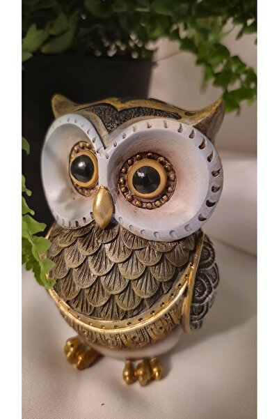 Land of Souvenir Baykuş Polyester Dekoratif Obje ve Biblo