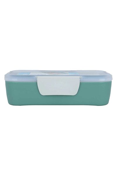 Alsaif Gallery Lunch Box Plastic Alsaif Gallery, 1 Liter / 33.8 inch, Rectangle - Green