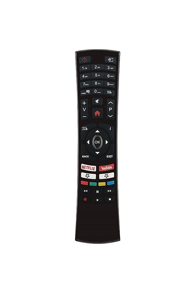 Bogadini Universal Remote Control For Star-light 32dm6600 Smart Led/lcd, Netflix Compatible, Black