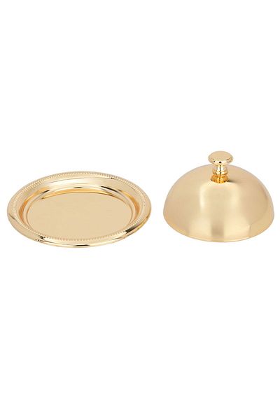 Alsaif Gallery Tamriya Steel Al Saif Gallery, Engraved with Lid - Gold