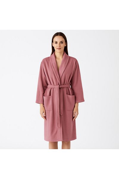 Fieldcrest Fieldcrest Volur Bathrobe - Pink, Medium