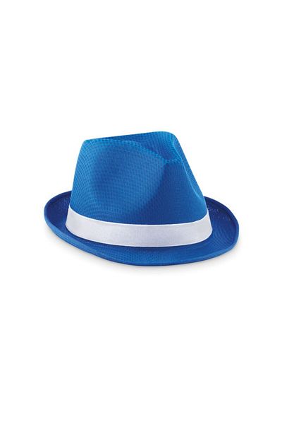 dalimag Colorful polyester hat, ribbon not included, 11 cm x 27 cm, blue