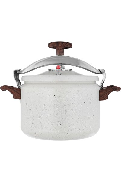 Volcano Volcano Granite Pressure Cooker - 7 Liters, Beige