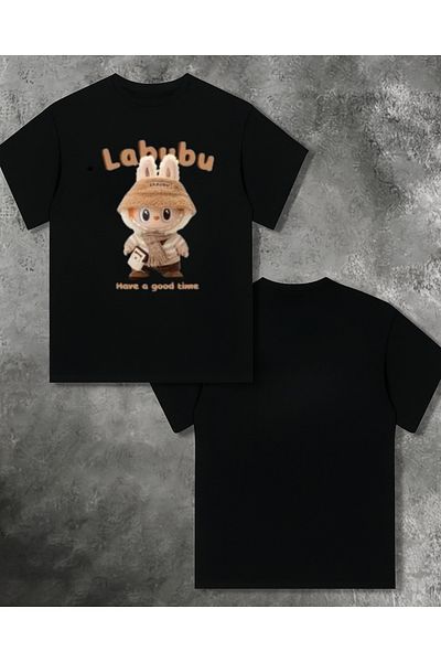 Touz Moda Μπλουζάκι Labubu Printed Unisex Oversize