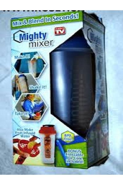Generic 2-Piece Mighty Mixer Bottle Blender for Quickly Mixing and Blending Ingredients, Plastic: Buy