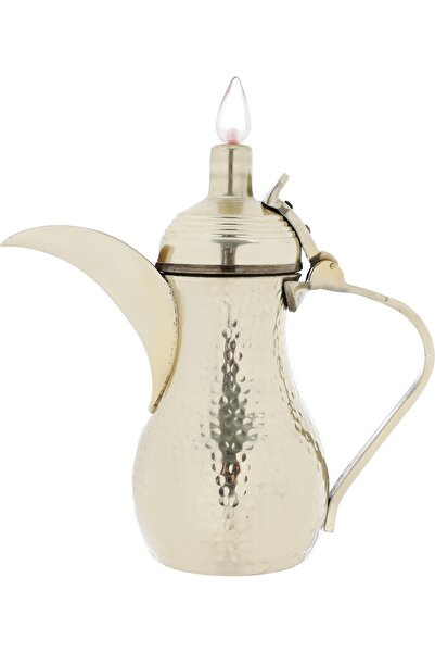 Alsaif Gallery Saif Gallery Stainless Steel Arabic Coffee Pot, 0.5L - Gold