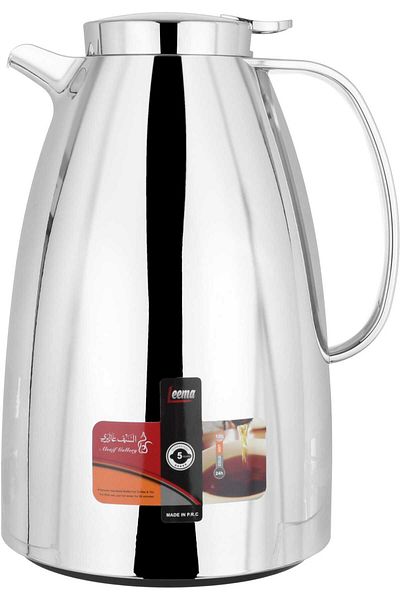 Alsaif Gallery Thermos Lima Alsaif Gallery, 2 Liters, Push-Top, Glass Thermal Inner Container, Plastic Outer Body -