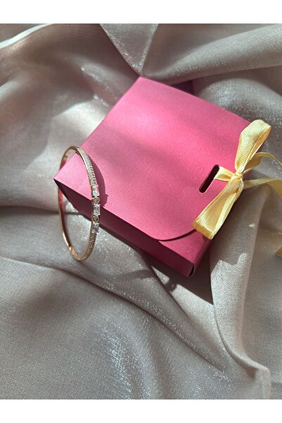 Ar Armese XUPING 18 K Zirkon Taslı Kadın Çelik Kelepçe