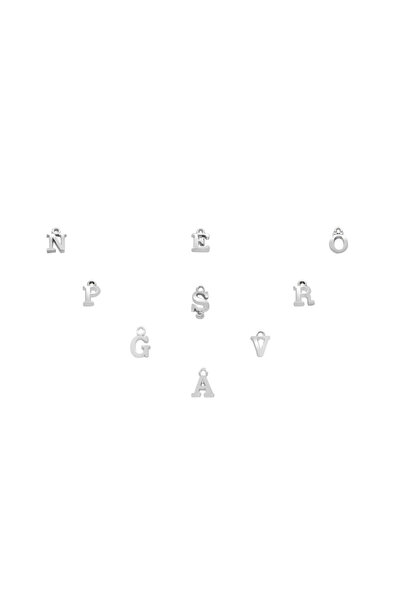 Tesbihane Kişiye Özel Kararmaz Metal Harf Püskül Ucu