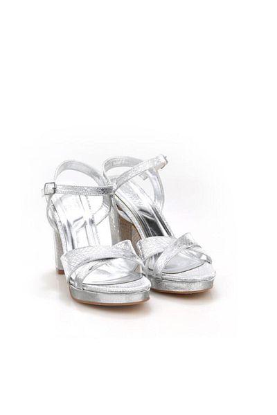 Papuçcity Tamer 03146 Pantofi de seara de dama cu toc cu platforma de 10 cm