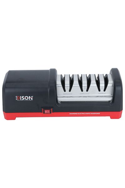 Alsaif Gallery Edison Electric Knife Sharpener, 3 Grades, 18W - Black