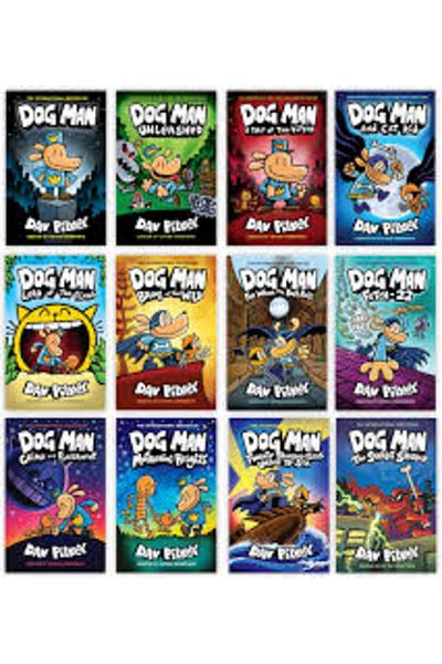 Generic dog man full set 12 books