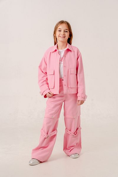 GİYİCEM TEKSTİL Girl's Shorts Linen Trousers 2568