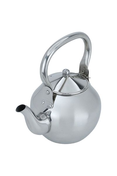 Alsaif Gallery Steel Kettle Alsaif Gallery, 3 Liters - Silver