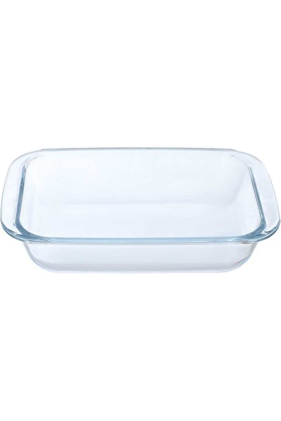 Alsaif Gallery Glass Oven Tray, 0.7 Liters, Rectangular - Transparent