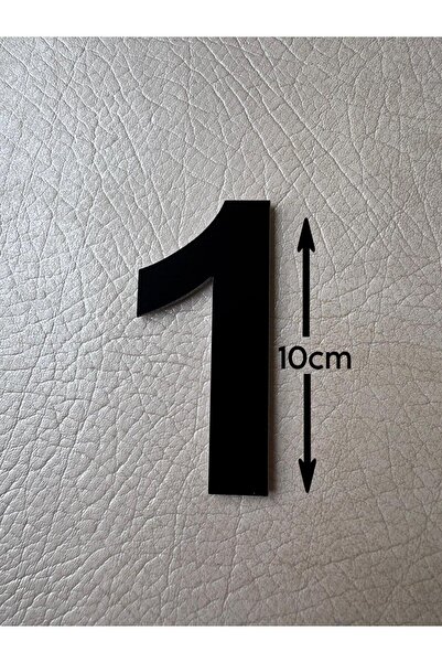 Door Number 10 CM No. 1 Apartment Table Cabinet Number Black Self Adhesive