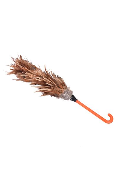 rexa Feathers with Wooden Handle, Reusable and Washable for Car Sofa Furniture Bed Sheets Home Daily
