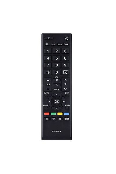 Bogadini Universal Remote Control Compatible with Toshiba LED/LCD TVs, Black