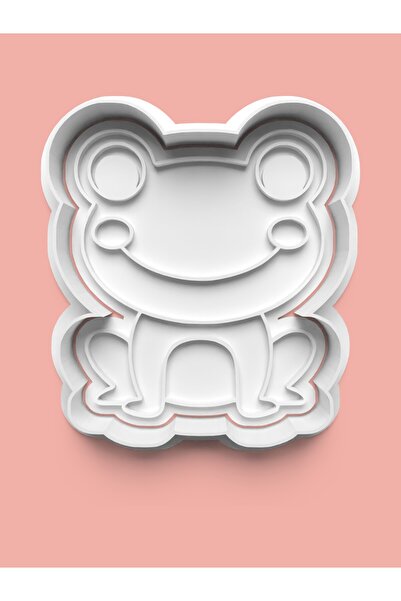 AKTASTORE قالب كوكيز على شكل ضفدع لطيف وقالب عجينة السكر