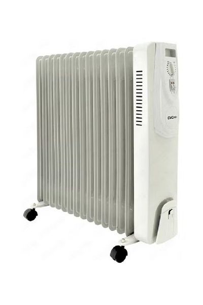 GVC PRO Oil Heater, 15 Fins, 2500W, GVOR-2015 - White
