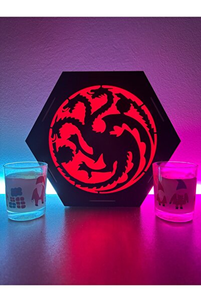 FOREVHOME Targaryen Ejderha Masaüstü Dekoratif Lamba