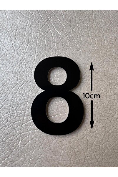 Door Number 10 CM No. 8 Apartment Table Cabinet Number Black Self Adhesive