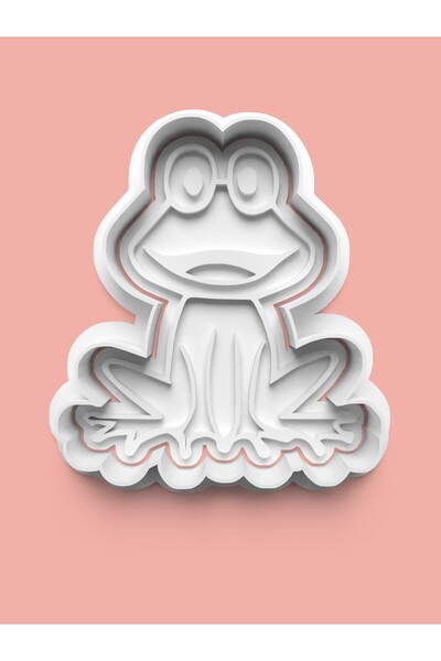 AKTASTORE قالب بسكويت على شكل ضفدع لطيف وقالب عجينة السكر