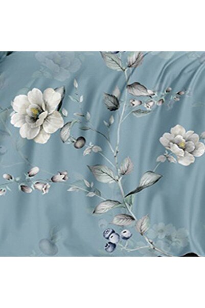 Favourite Vivert Blue Multicolor Pattern Duvet Set Single, Double 4 Piece Set