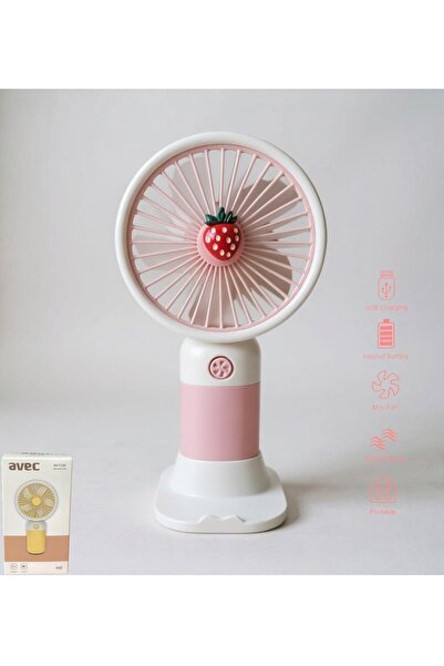 Brokoli Home Avec USB Şarjlı El Fanı I Mini Taşınabilir Fan I Yaz Serinletici...