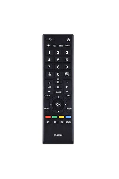 Bogadini Universal Remote Control Compatible with Toshiba LED/LCD TVs, Black