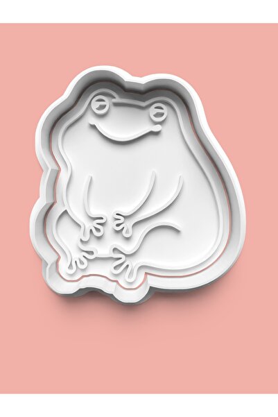 AKTASTORE قالب بسكويت على شكل ضفدع لطيف وقالب عجينة السكر