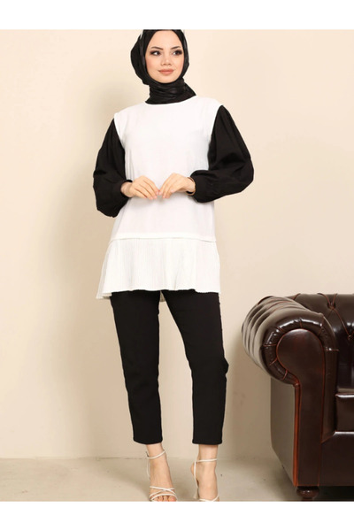 BERNEO Γυναικείο πλισέ χτενισμένο βαμβακερό εσώρουχο