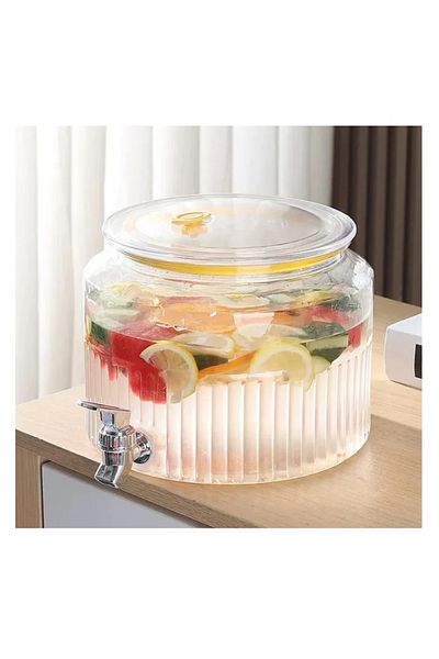 rexa Clear Plastic Water Dispenser – Compact & Durable Beverage Container