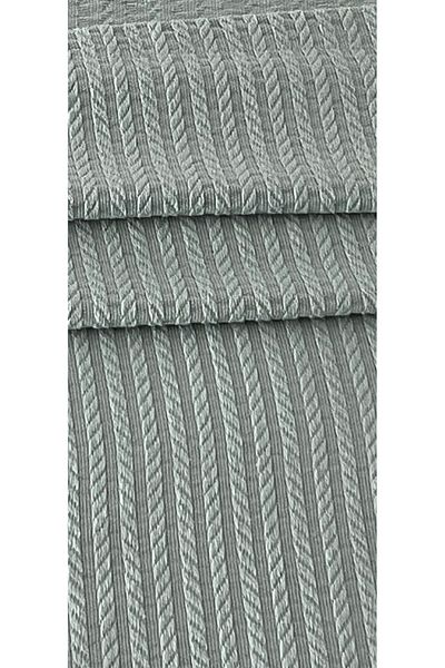 Zeren Home Single Cotton Pique with Hair Braid Model - Bedspread 160 X 220 cm