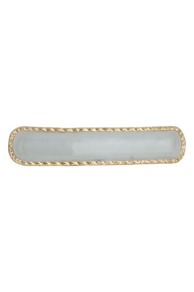 Alsaif Gallery Porcelain Serving Plate Alsaif Gallery, Oval - White