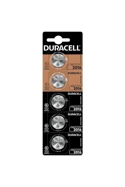 Duracell Set 5 Baterii Litiu Cr2016, 3 Volți, Tip Buton, Blister