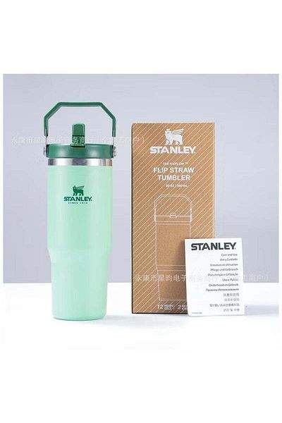 Stanley Stainless steel vacuum insulated cup with lid and straw