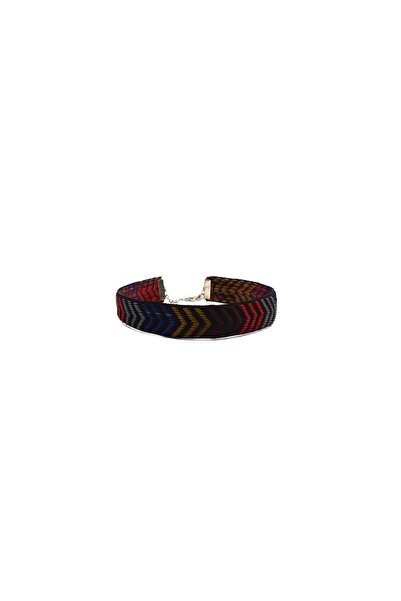 SYAZE Colorful Woven Choker & Bracelet Set – Sergeant Pattern