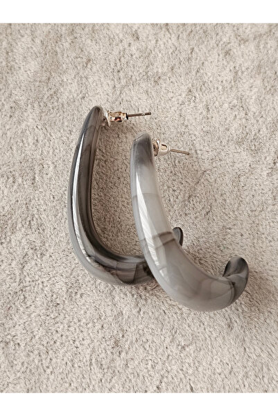 SiestaAccessories Gray Color Acrylic Earrings