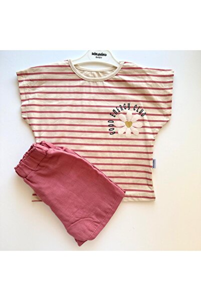 Minamino MÜSLİN ŞORTLU KIZ TAKIM