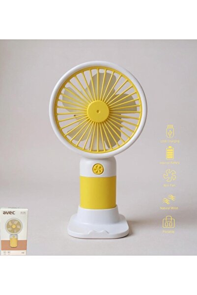 Brokoli Home Avec USB Şarjlı El Fanı I Mini Taşınabilir Fan I Yaz Serinletici...
