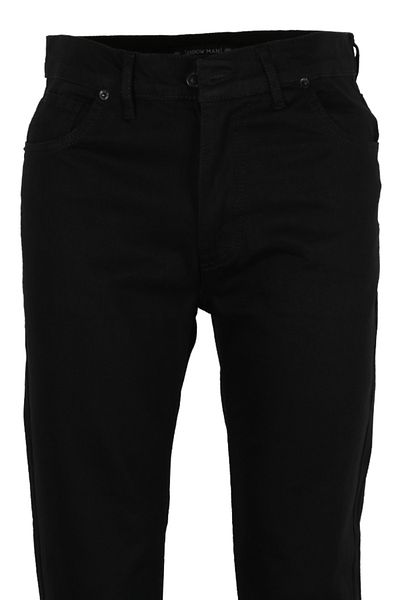 Modarar Ανδρικό μαύρο τζιν παντελόνι Normal Cut Lycra RAR01335