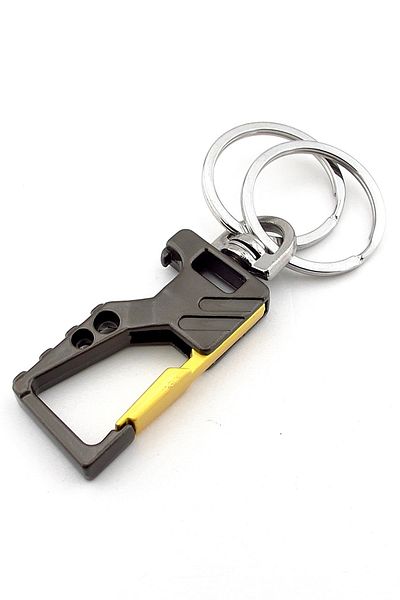 Solfera Outdoor Hook Hook with Lid Opener Anthracite Metal Keychain Kc352