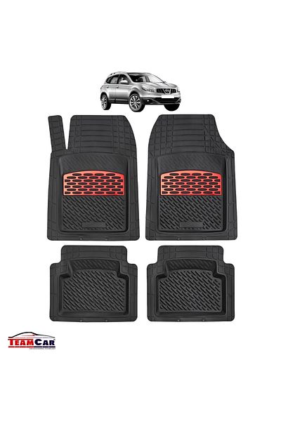 TEAMCAR Covorase Auto ® Tip Tavita Nissan Qashqai J10 (2006–2013) Red