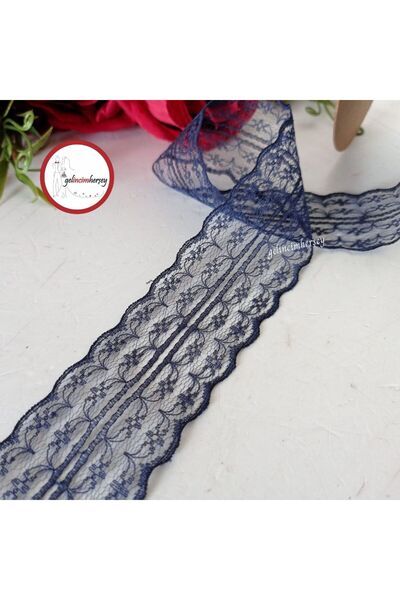 Gelincimherşey Polyester Double Row Lace 5 Meters