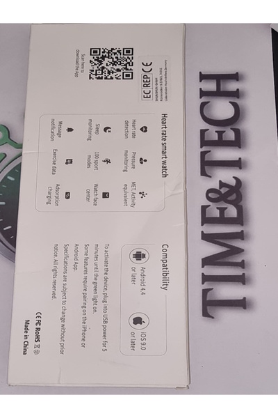 Smart Heart Rate Watch Unisex Wristwatch