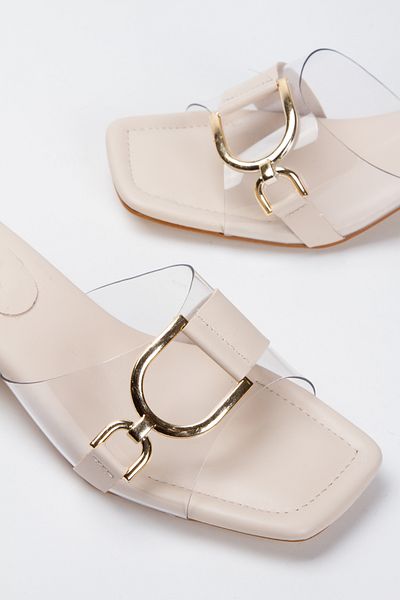 MFT AYAKKABI Women's Style Heeled Stylish Slippers